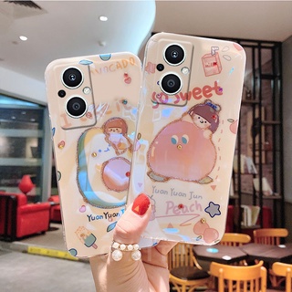 New เคสโทรศัพท์ Oppo Reno 8 Z 5G Reno8 Pro 5G 2022 Fashion Ins Cute Cartoon Fruit Girl Bling Rhinestone Soft Case Cover เคส OPPO Reno8Z Reno8Pro