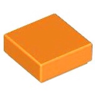Lego part (ชิ้นส่วนเลโก้) No.3070b Tile 1 x 1 with Groove (3070) *** Normal color ***