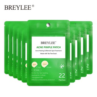 BREYLEE แผ่นมาส์กหน้ารักษาสิวสิวฝ้า 10 ชิ้น