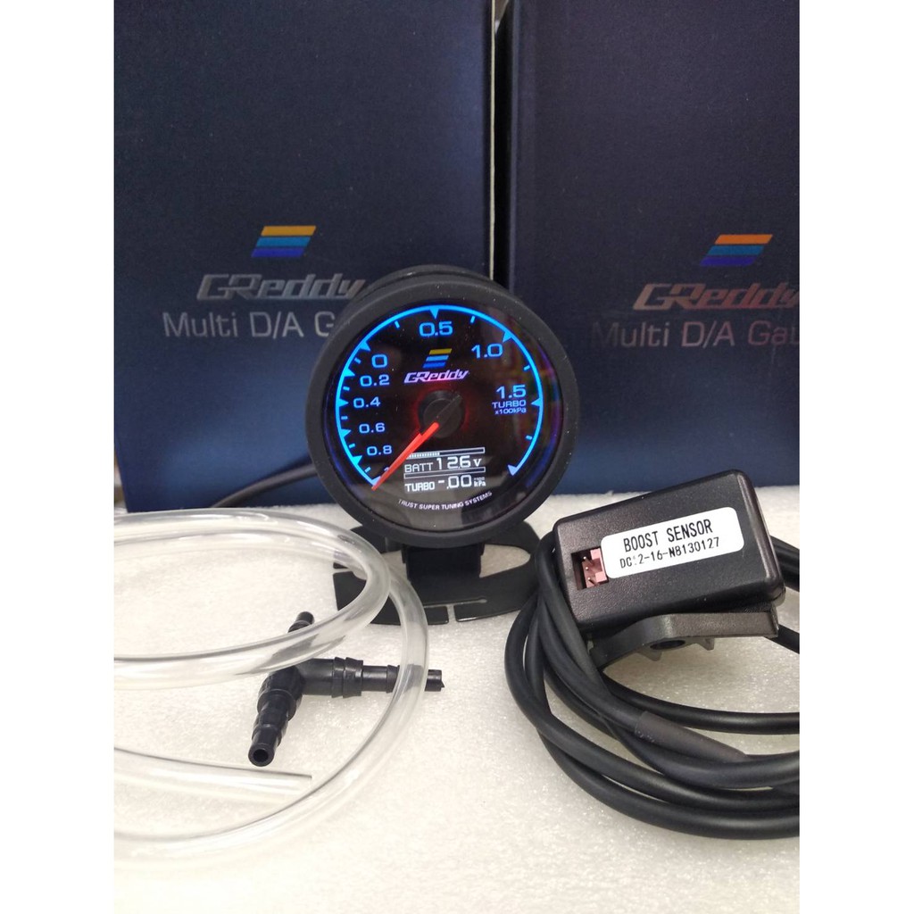 เกจวัดบูส Greddy 2 in 1 สามารถวัด ฺBoost และ volt ได้ ตัวหน้าเปลี่ยนได้ ...
