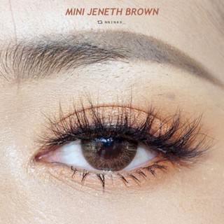 Mini Jeneth Brown (ขนาด14.2) คอนแทคเลนส์ Kitty Kawaii สายตา-125,-150,-175,-275,-375,-500