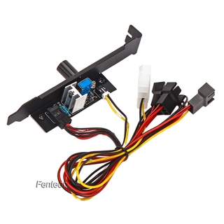 [FENTEER] 3 Channels PC Cooling Fan Speed Controller Governor for CPU Case HDD DDR VGA