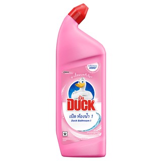 Duck Bathroom Cleaner 1 Pink Smooth เป็ด ผลิตภัณฑ์ทำความสะอาดห้องน้ำ สูตรขจัดคราบทั่วไป กลิ่น พิงค์สมูท 700 มล.