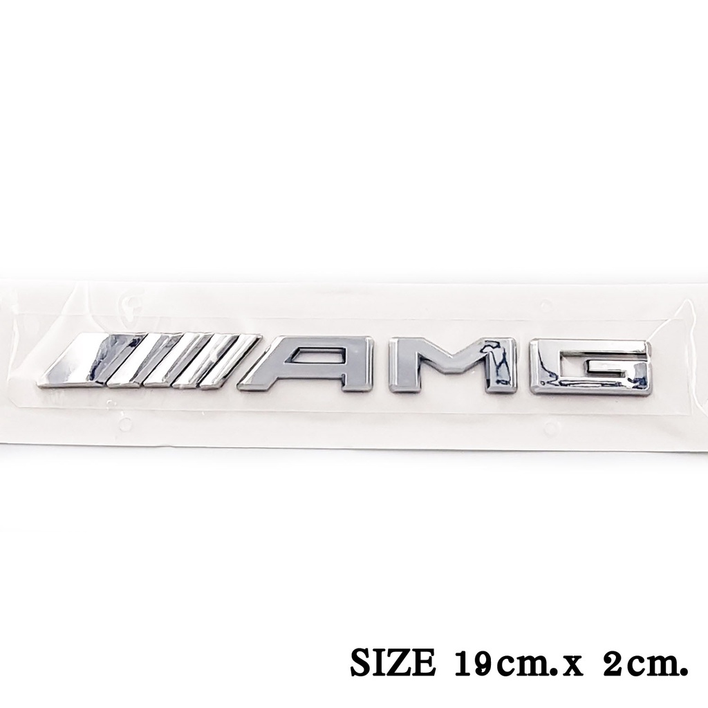 โลโก้-benz-amg-ขนาด-19-cm-x-2-cm-สามารถลอกติดได้ทันที-โลโก้ติดรถ-โลโก้พลาสติก-abs-เบนช์-เอเอ็มจี-mercedes-benz-amg