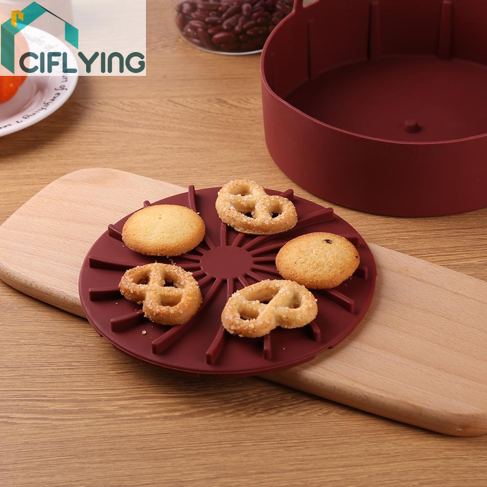 ciflying-ตะแกรงซิลิโคน-แบบหนา-ทนความร้อน-สําหรับหม้อทอดไร้น้ํามัน