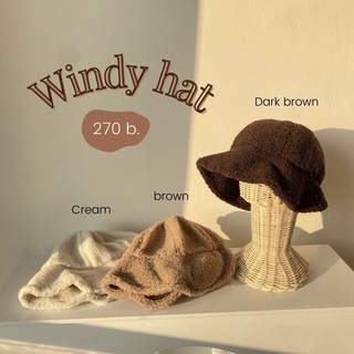 💕พร้อมส่ง💕Windy hat  (หมวกขนสุดคิวท์)