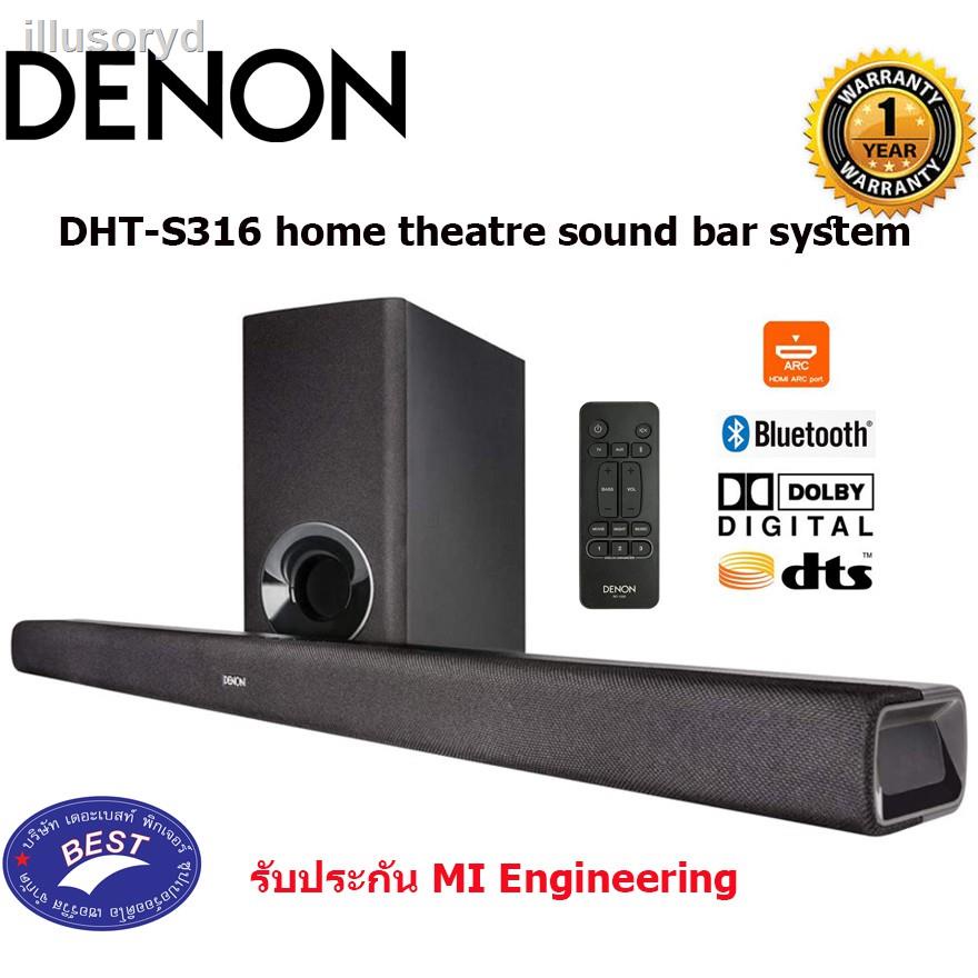 2021 ทันสมัยที่สุด♣DENON DHTS316 home theater sound bar system with