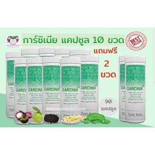 ส่งฟรี BIM100 : ซื้อ 10 แถม 2 การ์ซิเนีย (Garcinia) 90 แคปซูล by apco