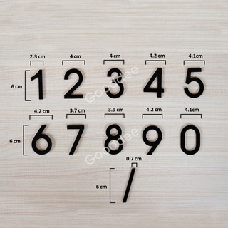 ภาพขนาดย่อของภาพหน้าปกสินค้าตัวเลขที่บ้าน ป้ายบ้านเลขที่ ตัวอักษร บ้านเลขที่ เลขที่บ้าน ตัวเลขบ้านเลขที่ อะคริลิค จากร้าน gooddee42 บน Shopee