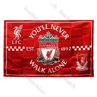 แบนเนอร์ธง Liverpool คุณภาพสูงขนาด 90x145 ซม. สําหรับตกแต่งสระว่ายน้ํา