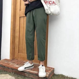 ภาพขนาดย่อของภาพหน้าปกสินค้าผ้าดี ไม่บาง ใส่สบาย กางเกงขายาวผู้ชาย  แฟชั่นสไตล์เกาหลี จากร้าน freedomboy บน Shopee