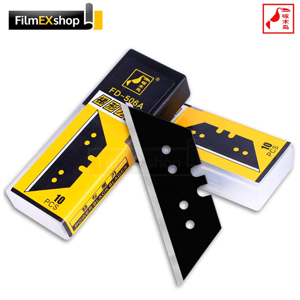 ภาพสินค้าใบมีดคัตเตอร์ (หลอด 10 ใบ) WOODPECKER CUTTER BLADE FD-506 FD-506A FD-108 FD-108A FD-522 จากร้าน filmexshop บน Shopee ภาพที่ 4