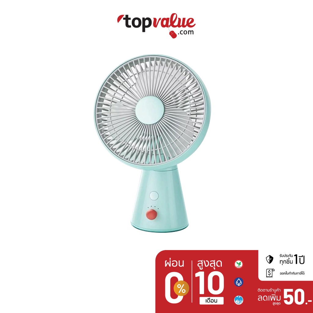 ภาพหน้าปกสินค้าLofans Desktop Circulation Fan พัดลมไร้สาย อโรม่า ใส่น้ำมันหอมระเหยได้ - รับประกันสินค้า 1 ปี จากร้าน topvalue.com บน Shopee