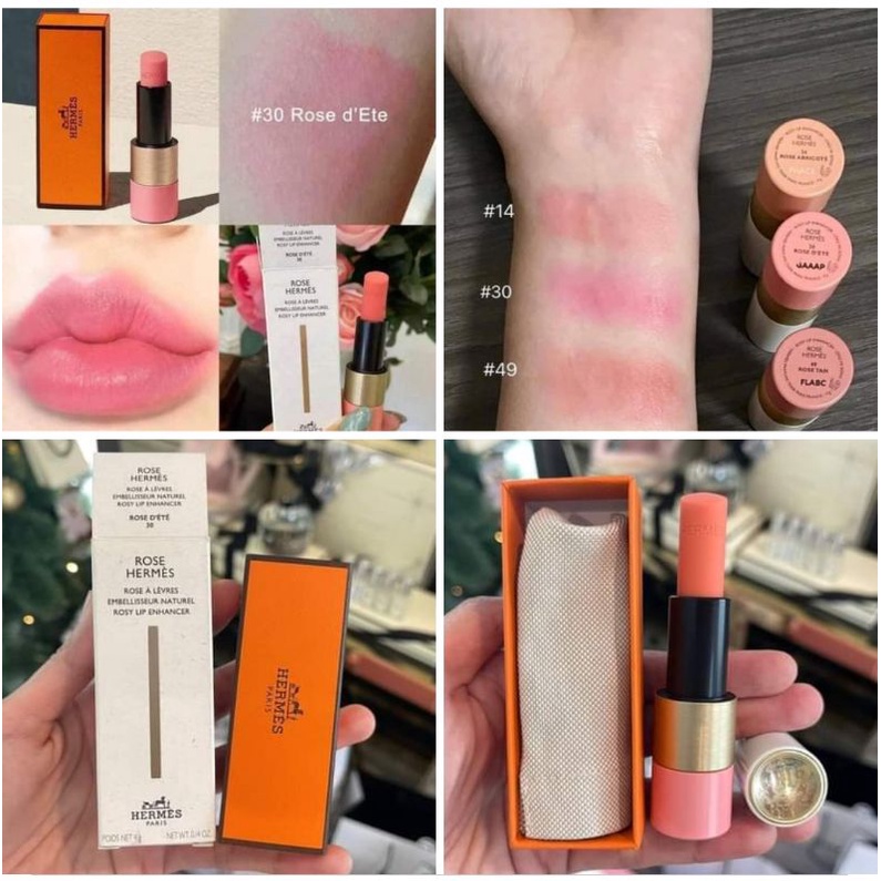 แท้ 😊💯 ลิปสีHERMES ROSY LIP ENHANCER สี 30 Shopee Thailand