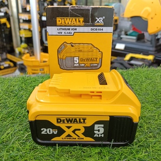 {ผ่อนบัตรเครดิต0%3เดือน X750บาท}Dewalt แบตเตอรี่ 18v 5AH.DCB184