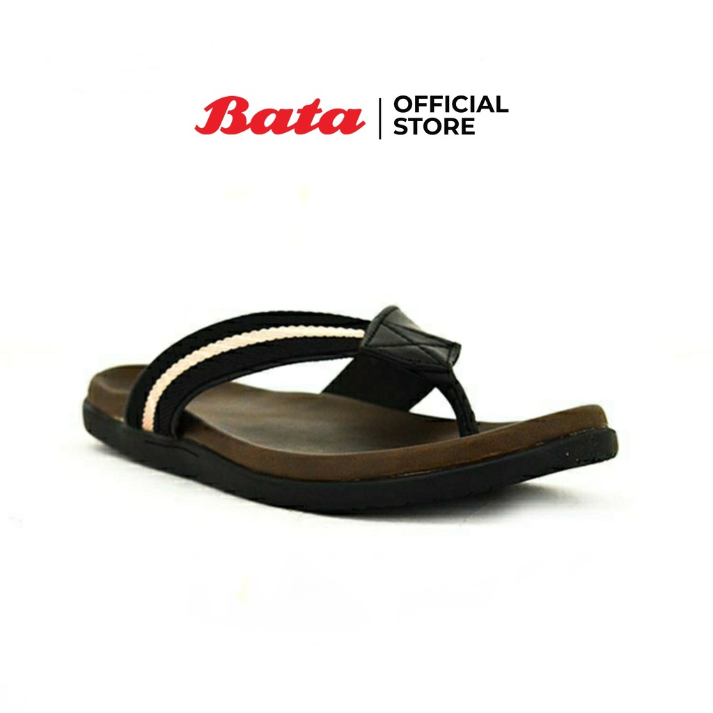 ภาพหน้าปกสินค้าBata MEN'S Sandal รองเท้าแตะลำลองแบบหนีบ สีน้ำตาล รหัส 8716248