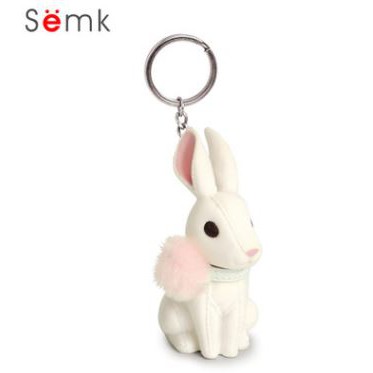 พวงกุญแจกระต่าย-semk-น่ารัก-พร้อมพู่ห้อยคอ