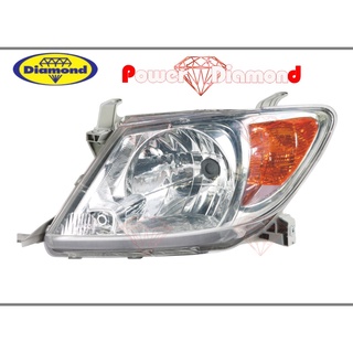 ไฟหน้า วีโก้ รุ่นแรก ปี 2004 - 2010 TOYOTA VIGO โตโยต้า ไฟหน้าวีโก้  วิโก้ ไฟมุมสีส้ม ตราเพชร ไดมอนด์ Diamond