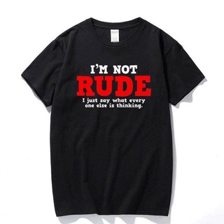 Wanyg เสื้อยืดแขนสั้น พิมพ์ลาย Rude Thinking Sarcastic สุดเท่ เหมาะกับของขวัญวันเกิด สไตล์คลาสสิก สําหรับผู้ชาย และผู้ให