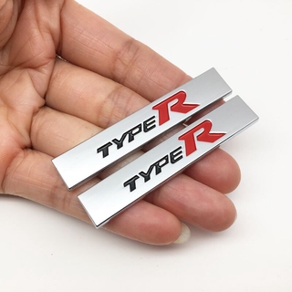 ภาพขนาดย่อของสินค้าสติกเกอร์โลโก้ Typer 3D ทำจากโลหะ สําหรับติดตกแต่งรถยนต์ Honda City CR-V XR-V HR-V CIVIC Spirior มี 2 ชิ้น