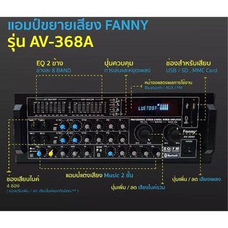 เพาเวอร์แอมป์ Funny รุ่น AV-368A