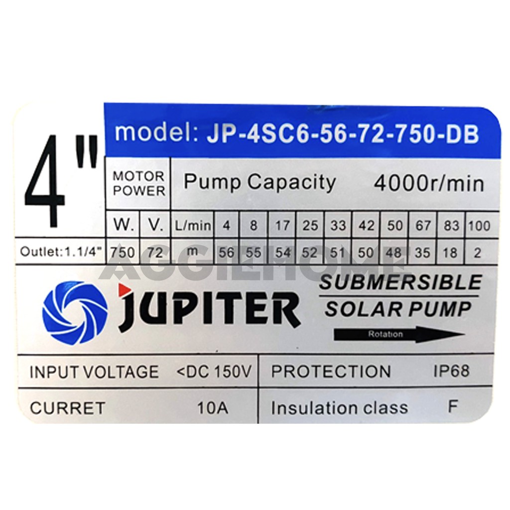 jupiter-ปั๊มบาดาล-บาดาล-dc-รุ่น-ju-4sc6-56-72-750-db-ซัมเมิส-750-วัตต์-ท่อออก11-4-นิ้ว-บัสเลส-บ่อ-4นิ้ว-ซัมเมิส