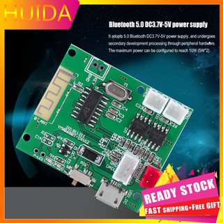 สินค้า Huida 2x5 W Audio 7 V - 5 V 3 5 Input Aux เครื่องขยายเสียง 0