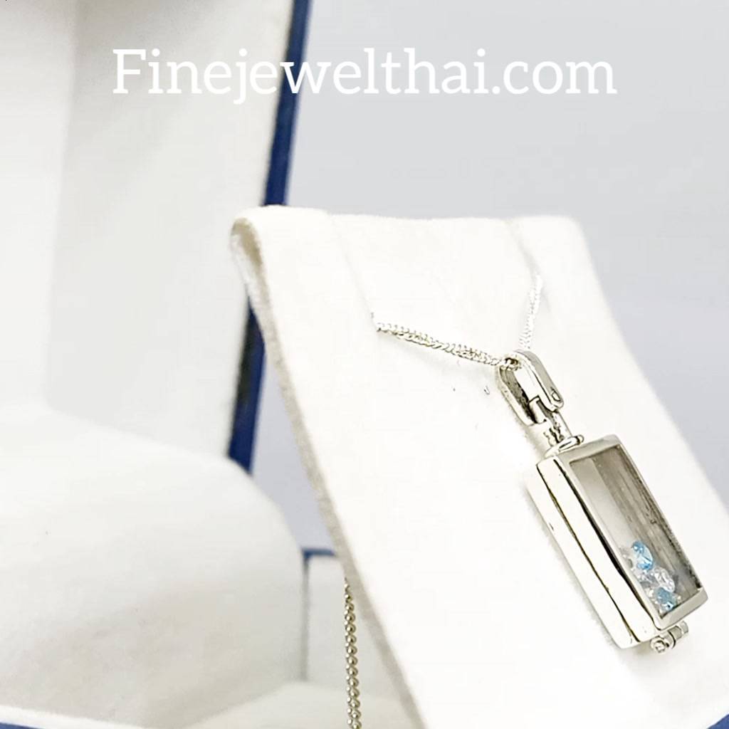 finejewelthai-ล็อกเก็ตสี่เหลี่ยม-ล็อกเก็ตเงินแท้-ล็อกเก็ตใส่ของ-locket-silver-pendant-p117900