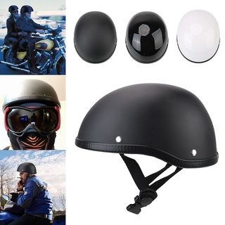 หมวกกันน็อค ครึ่งใบ ย้อนยุค หมวกกันน็อค หมวกนิรภัย ไซส์สำหรับผู้ใหญ่ คุณภาพดี สำหรับมอเตอร์ไซค์ทั่วไป Motorcycle Helmet
