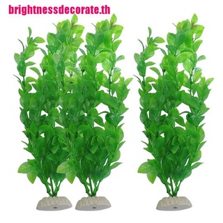 (Brith) พืชประดิษฐ์ พลาสติก สีเขียว 10.6 นิ้ว สําหรับตู้ปลา