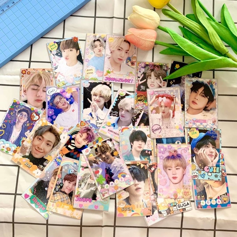 รูปภาพของโพลาลอยด์ BTS ตกแต่งน่ารัก(1เซ็ตมี4รูป)ลองเช็คราคา