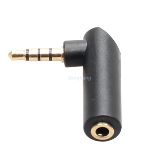 Bang Right Angled 3.5mm Angle Male to Female Headphone Stereo Audio Adapter Connector Stereo Plug Converter