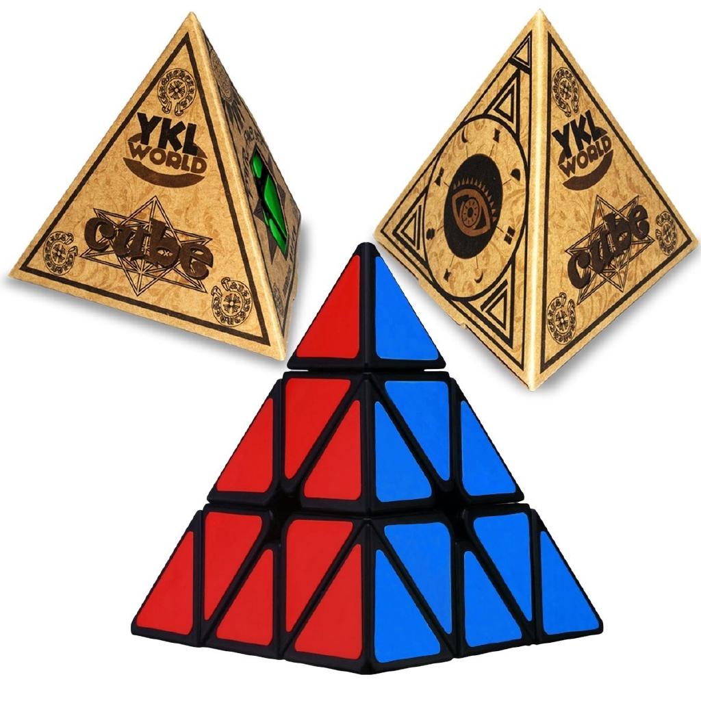 pyraminx พีระมิด speed magic cube ของเล่นปริศนาสําหรับเด็ก/ผู้ใหญ่