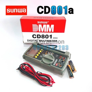 SUNWA CD801a จอ LED Digital Multimeter มัลติมิเตอร์ดิจิตอล ดิจิตอลมัลติมิเตอร์ มิเตอรดิจิตอล เครื่องมือวัดไฟ ดิจิตอลมัลต