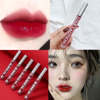 ภาพขนาดย่อของสินค้าลิปเคลือบลิปสติก สีสวย ติดทน ลิปสติกแท้แบรนด์ 6 สีLong-lasting beautiful lipstick, 6 genuine brand lipstick