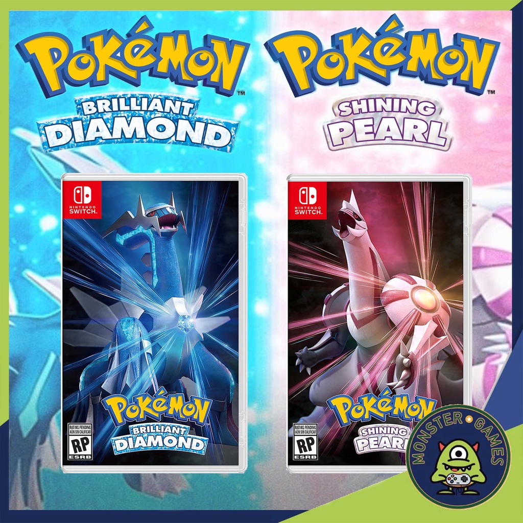 ภาพหน้าปกสินค้าPokemon Brilliant Diamond & Pokemon Shining Pearl Nintendo Switch Game แผ่นแท้มือ1   (Pokemon Diamond)(Pokemon Pearl) จากร้าน phungzzz บน Shopee