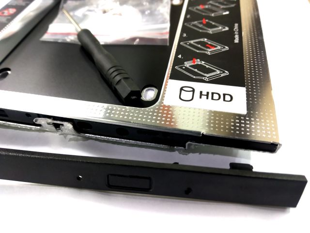 ภาพสินค้าTray SATA HDD SSD Enclosure Hard Drive Caddy Case 9.5/ 12.7 mm Second HDD Candy จากร้าน thongyut บน Shopee ภาพที่ 5