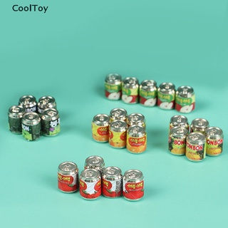 &lt; Cooltoy &gt; ขวดเครื่องดื่มผลไม้จิ๋ว 1/12 น่ารัก สําหรับตกแต่งบ้านตุ๊กตา 5 ชิ้น