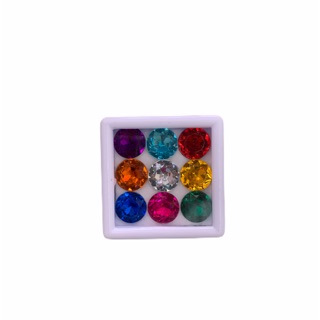 พลอย 9 สี พลอย9สี พลอยนพเก้า สำหรับพิธีตั้งเสาเอก ตั้งศาลพระภูมิ ศาลเจ้าที่
