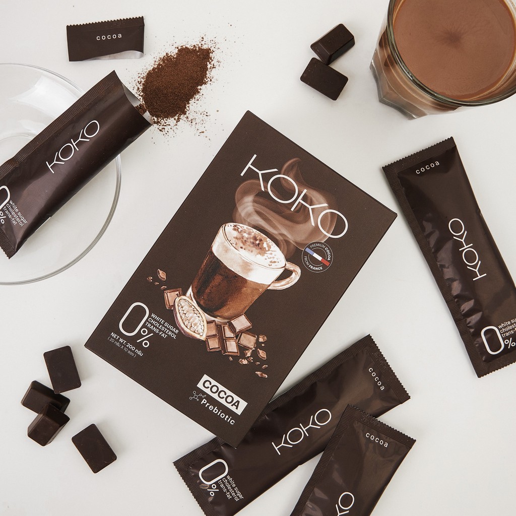 koko-โกโก้ลดน้ำหนัก-prebiotic-cocoa-เพิ่มหุ่นสวย-ลดความอยากอาหาร-1-กล่อง-10-ซอง