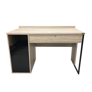 Desk DESK BURO EVOLUTION DK 120B SOLID OAK/BLACK Office furniture Home & Furniture โต๊ะทำงาน โต๊ะทำงาน BURO EVOLUTION DK