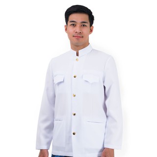 ภาพหน้าปกสินค้าเสื้อราชปะแตน เสื้อราชปะแตนผู้ชาย เสื้อราชปะแตนสีขาว ที่เกี่ยวข้อง