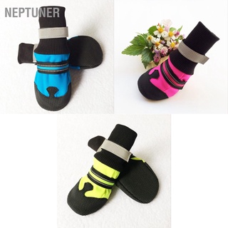 Neptuner รองเท้าบูท พื้นนิ่ม กันน้ํา กันลื่น สําหรับสัตว์เลี้ยง สุนัข ขนาดใหญ่ ในร่ม กลางแจ้ง