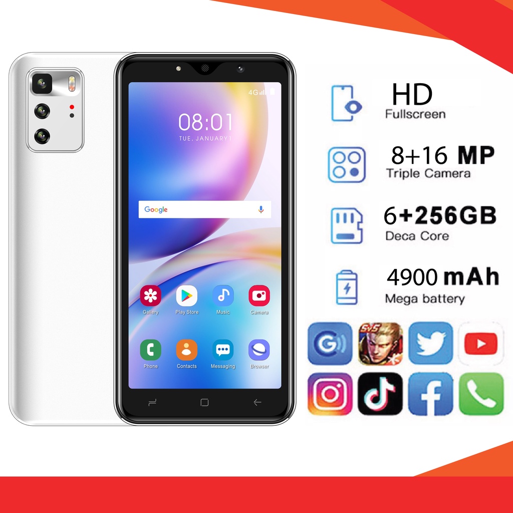 ภาพหน้าปกสินค้าโทรศัพท์มือถือ POCO X3 Smartphone 5G 6GB+256GB 5000mAh สมาร์ทโฟน Android ราคาถูก ส่งเร็ว ดาวน์โหลดแอปธนาคารได้