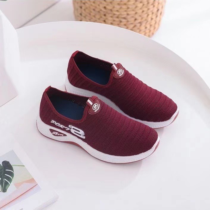 fbashop-รองเท้าทรง-slip-on-สีหวาน-ดีไซน์สุภาพ-แมทช์ง่ายใส่ได้ทุกโอกาส-นุ่มสบายเหมือนเดินบนปุยเมฆ