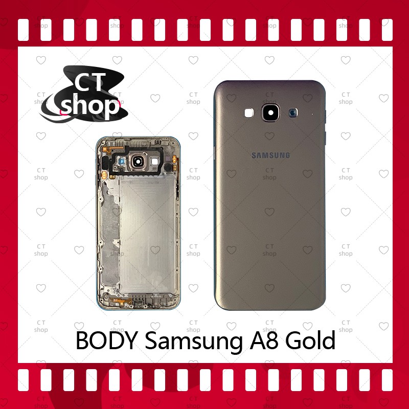 สำหรับ-samsung-a8-2015-a8-a800-อะไหล่บอดี้-เคสกลางพร้อมฝาหลัง-body-อะไหล่มือถือ-คุณภาพดี-ct-shop