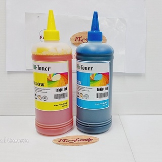 หมึกเติมสำหรับเครื่องพิมพ์  CANON ทุกรุ่นที่ติดแท็งก์ 1ชุด มี 2 สี(สีเหลือง,สีน้ำเงิน) ขวดละ 500 ML(ออกใบกำกับภาษีได้)