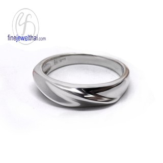 Finejewelthai แหวนเงิน-เงินแท้ 925-แหวนหมั้น-แหวนแต่งงาน-Silver-Wedding-Ring - R120500