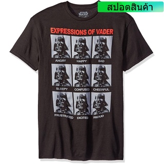 เสื้อยืดผู้ชายแฟชั่น Star Wars The Many Expressions Of Darth Vader Mens T-shirt t shirt men cotton เสื้อยืดผู้ชาย