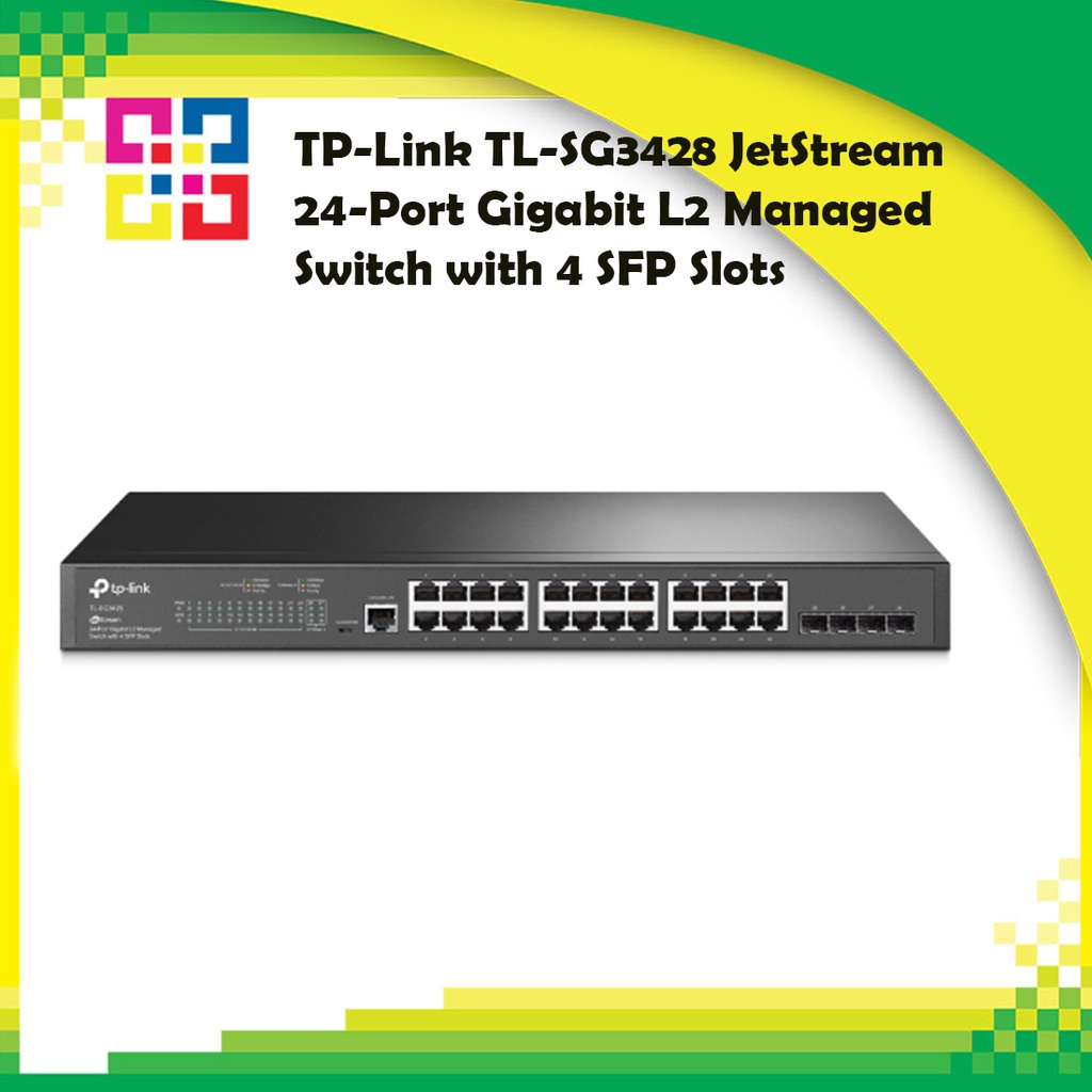 tp-link-tl-sg3428-jetstream-24port-gigabit-l2-managed-switch-with-4-sfp-slots